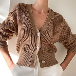 Babaton Canberra Merino Wool Cardigan